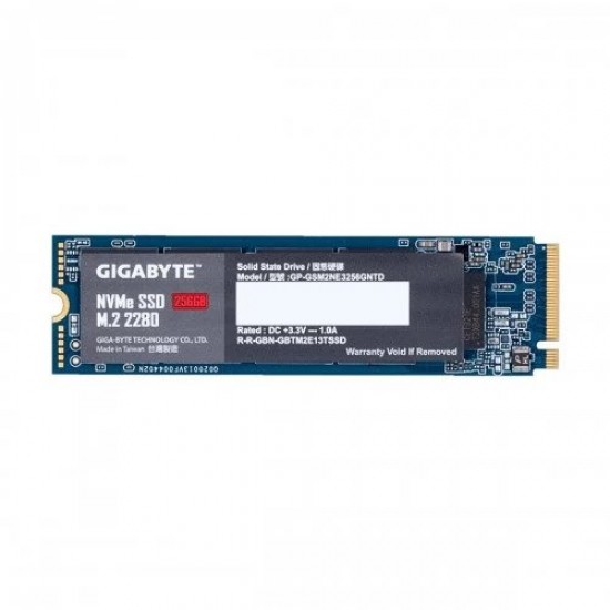 Gigabyte 256GB M.2 2280 PCIe 3.0 x4 NVMe 1.3 SSD #GP-GSM2NE3256GNTD