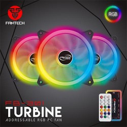 FANTECH TURBINE FB-301 ADDRESSABLE RGB CASE FAN