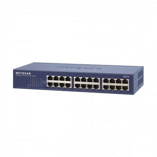 NETGEAR 24 Port 10/100 Rackmount Switch NET-JFS524-200NAS 